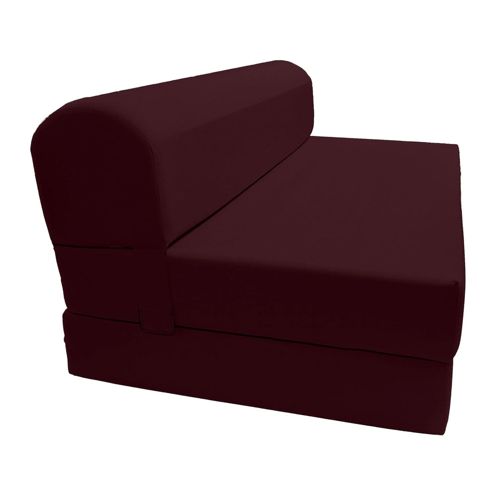 D&D Futon Furniture Sleeper Chair Folding Bed, Studio Sofa Guest Folded M...