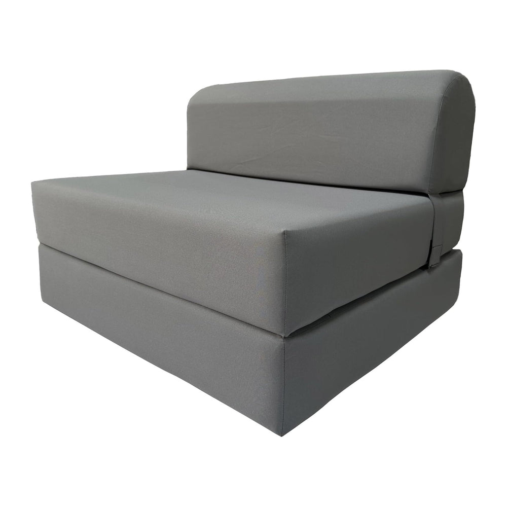 D&D Futon Furniture Sleeper Chair Folding Bed, Studio Sofa Guest Folded M...