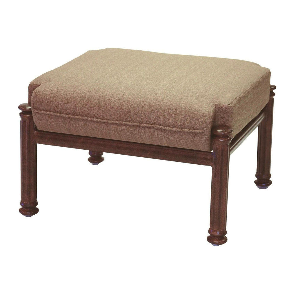 Darlee Santa Barbara Cast Aluminum Patio Ottoman - Antique Bronze