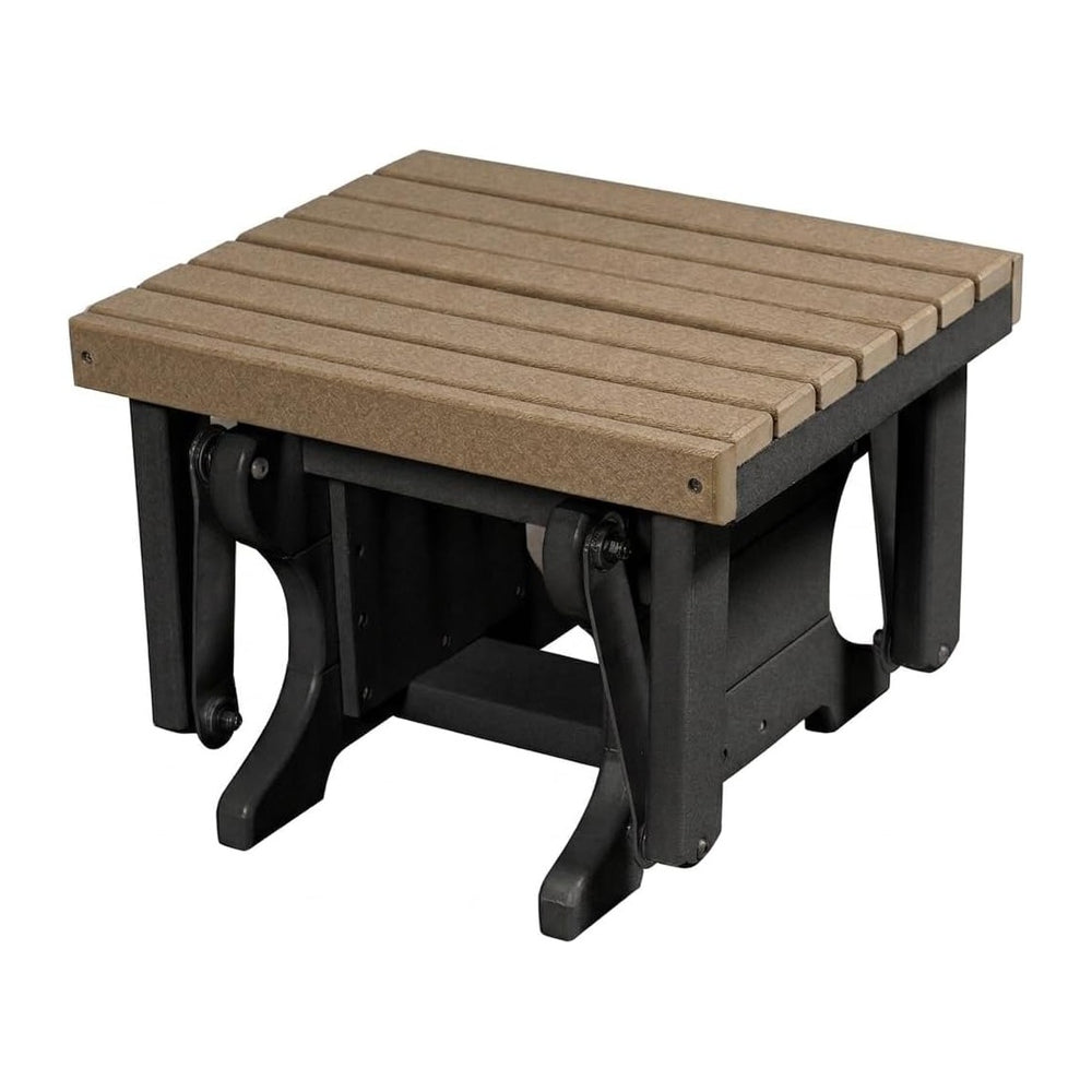 DutchCrafters Ottoman – Amish Made, HDPE Outdoor, Weather Resistant Patio Foo...