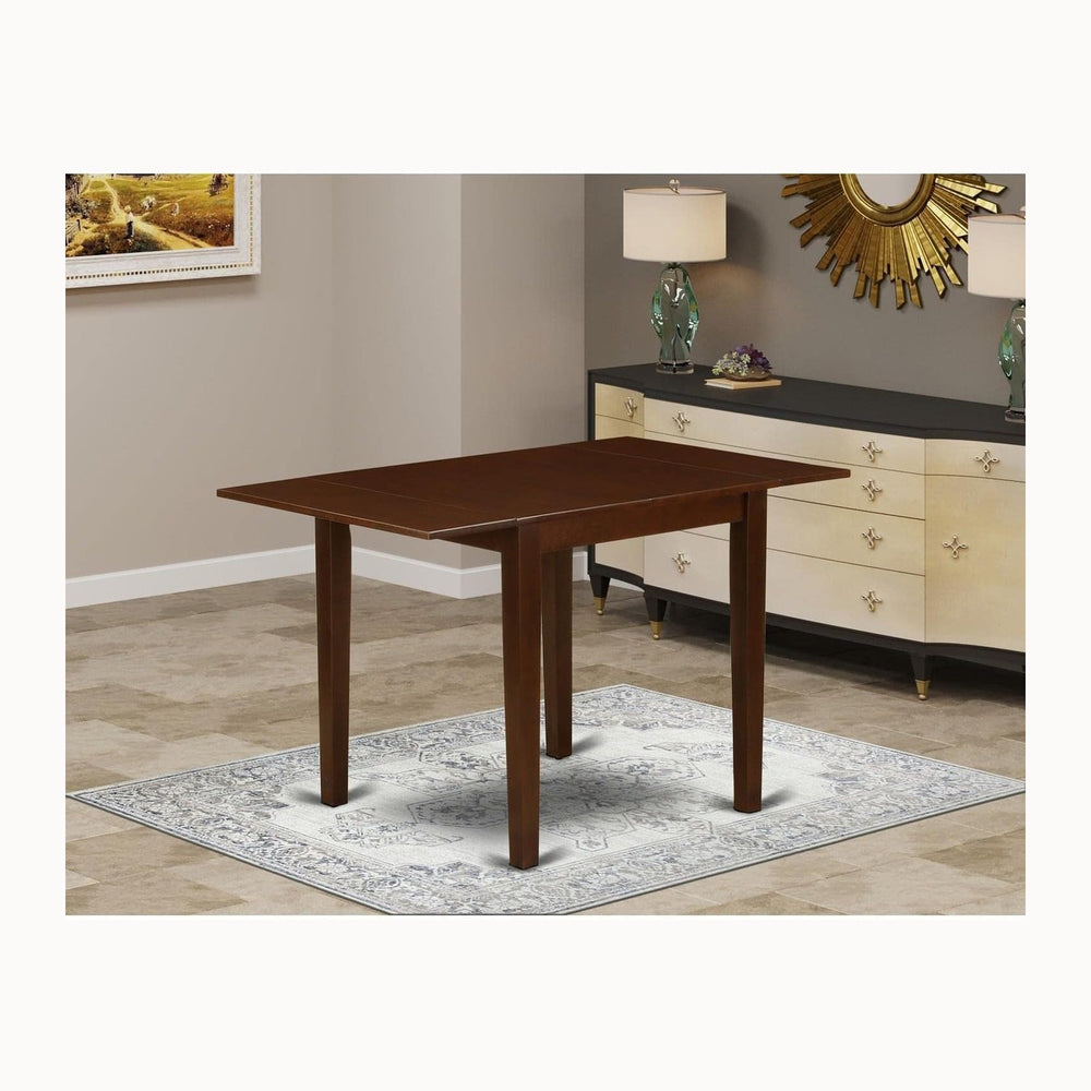 East West Furniture NDT-MAH-T Norden Kitchen Table - a Rectangle Dining Table...