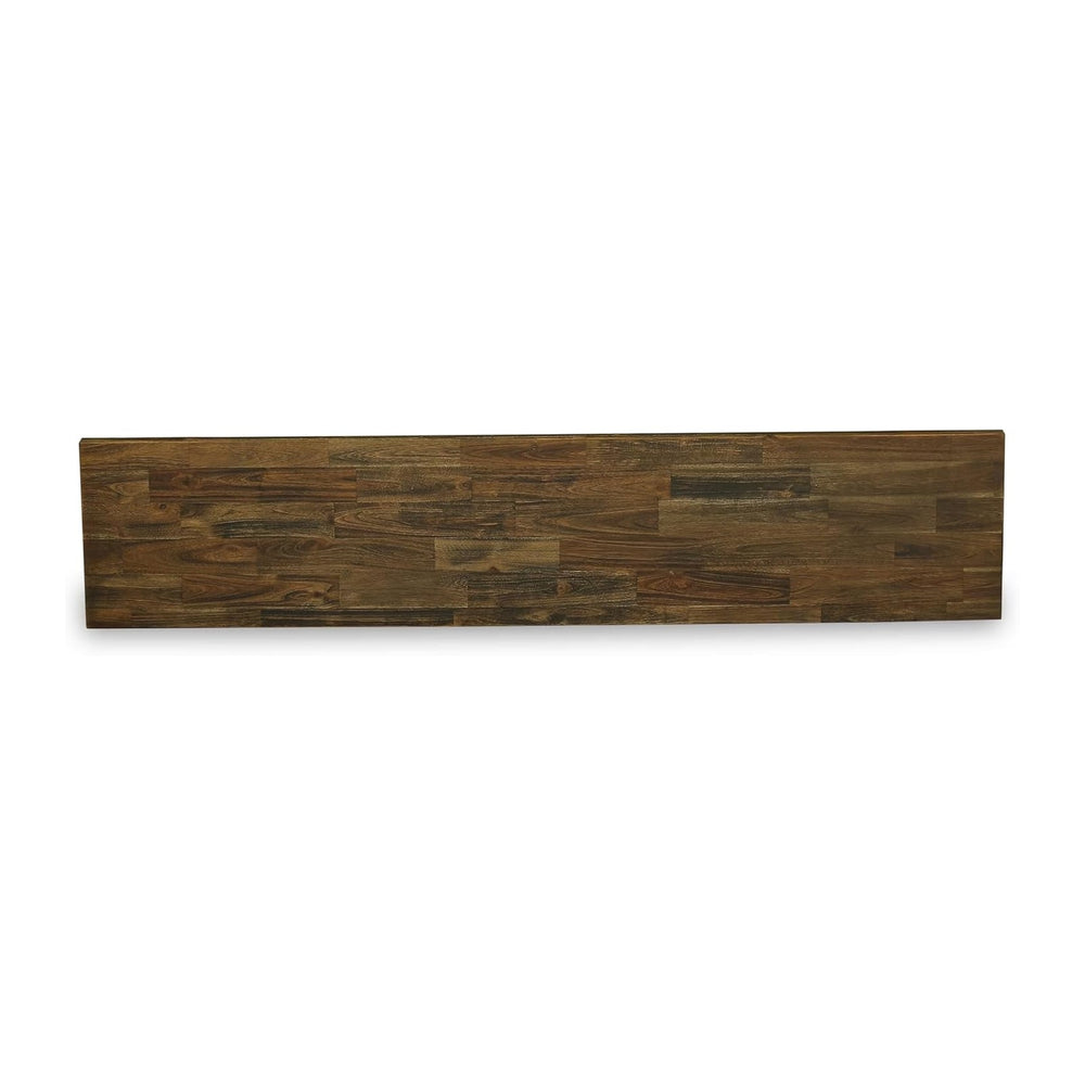 East West Furniture XB677 X-Style Modern Dining Bench with Wood Seat, 72x15x1...