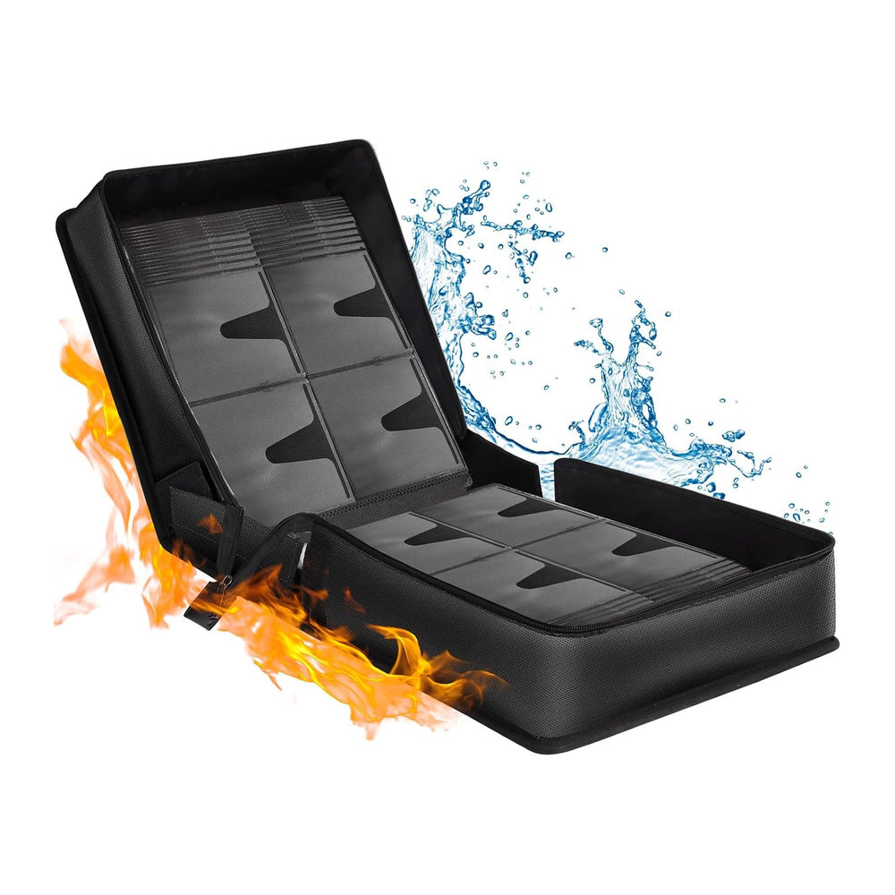ENGPOW Fireproof CD Case, CD/DVD Storage Box,400 Capacity CD Binder DVD Stora...