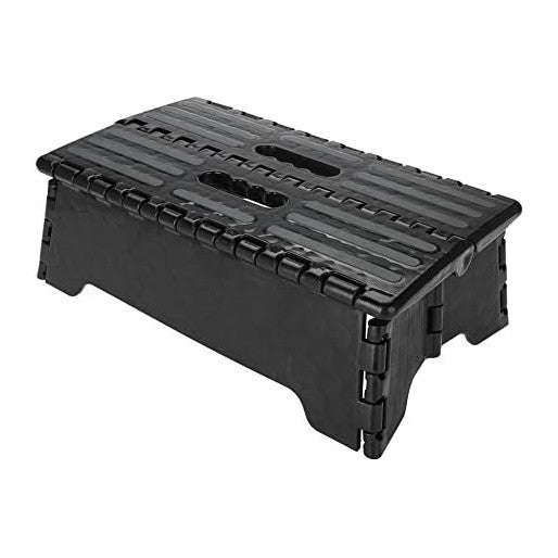 Folding Step Stool Step Stool Holds Up to 300 lb Plastic Foldable Step Stools...