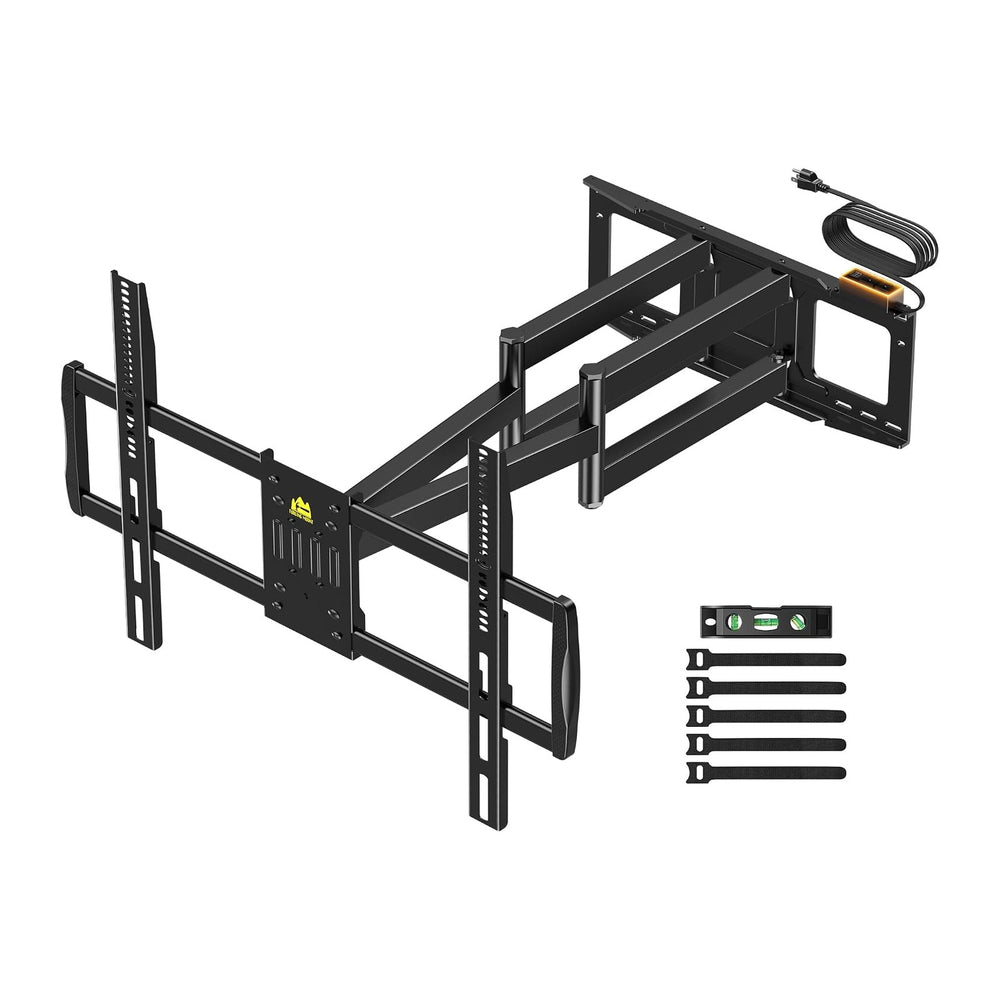 FORGING MOUNT Long Arm TV Wall Mount with 42.9 inch Extension and Power Strip...