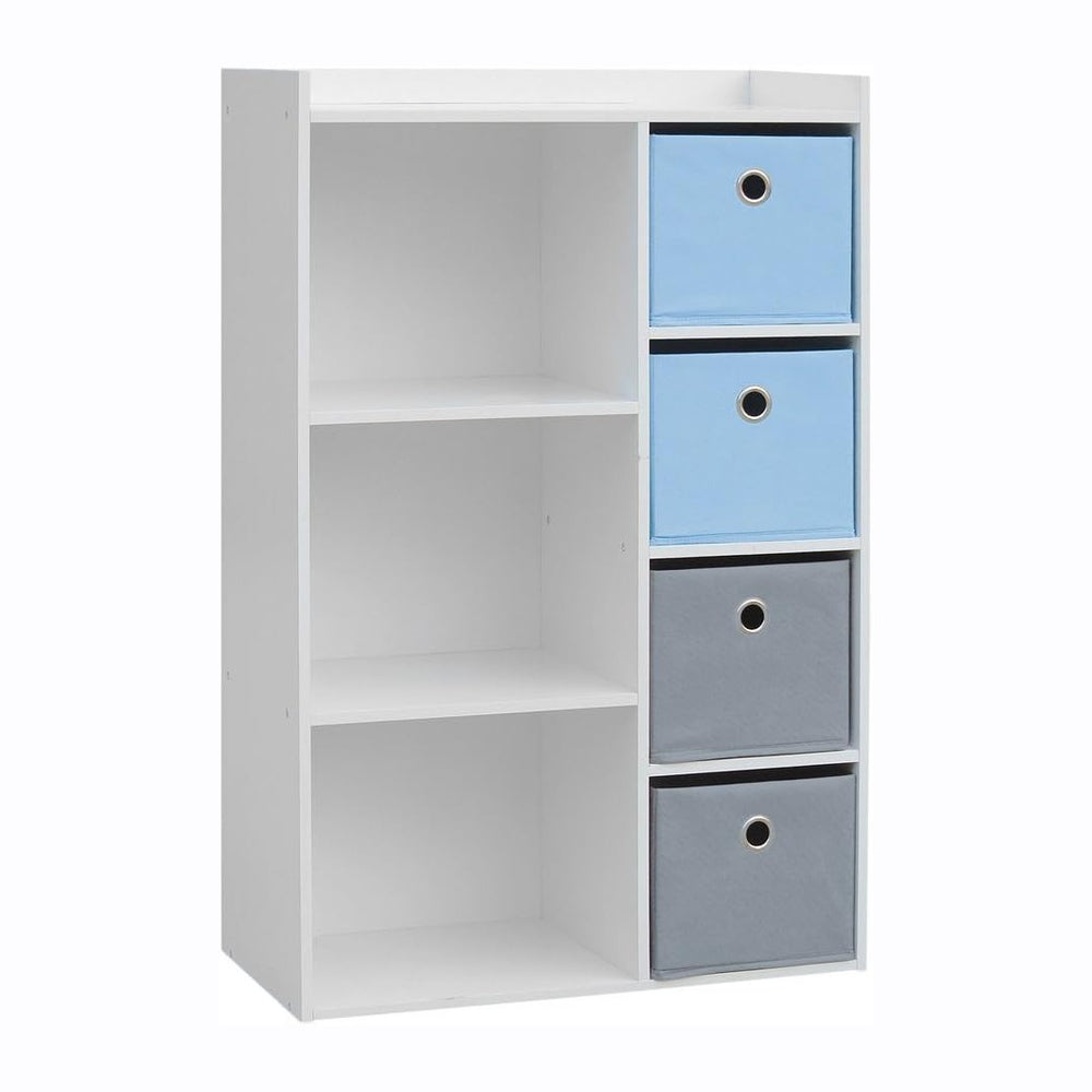 Fornord 3 Recesses Wardrobe with 4 Drawers, Particle Board, Multicoloured, 31...
