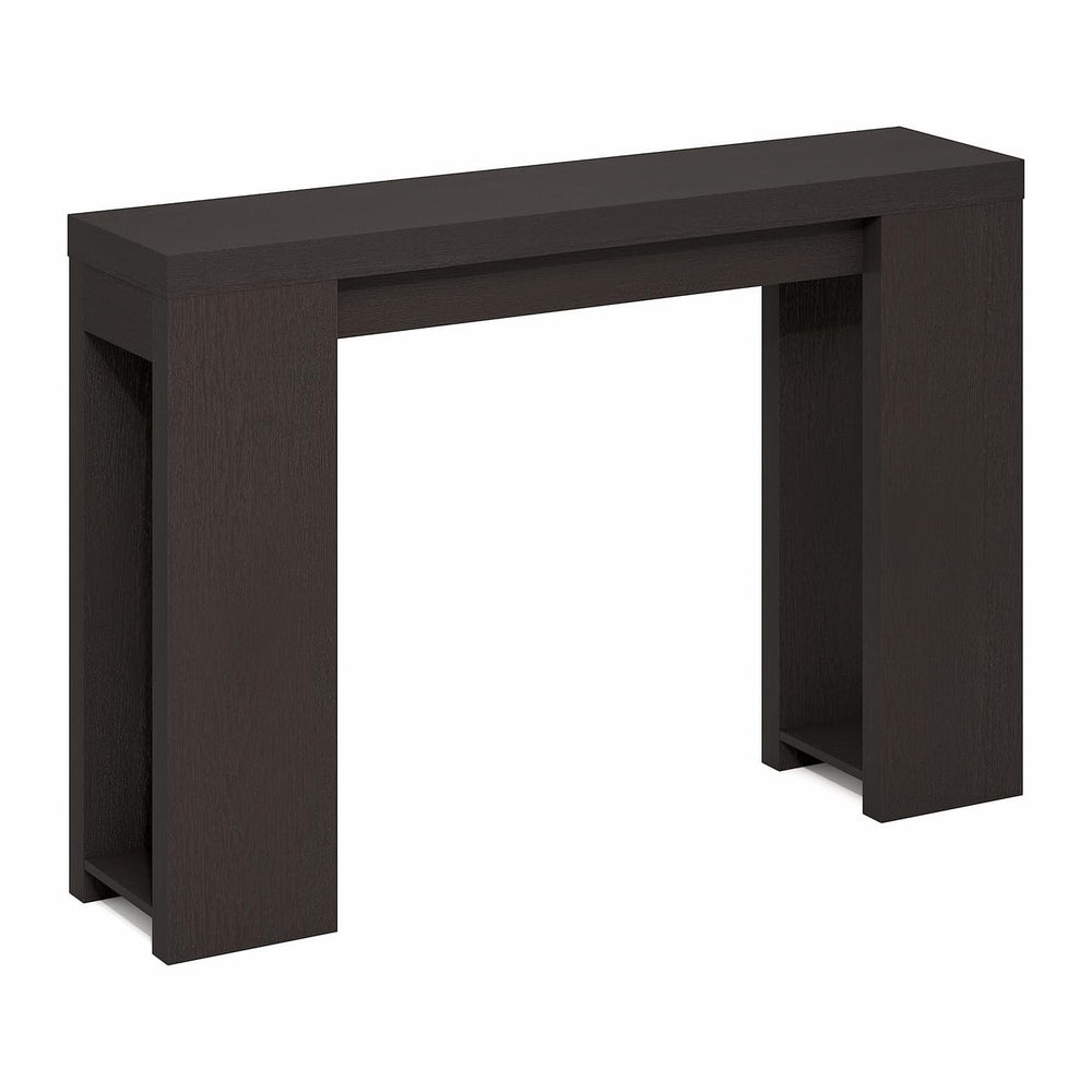 Furinno ARA 47-Inch Wide Entryway Table, Narrow Console Table, Dark Oak | Thi...