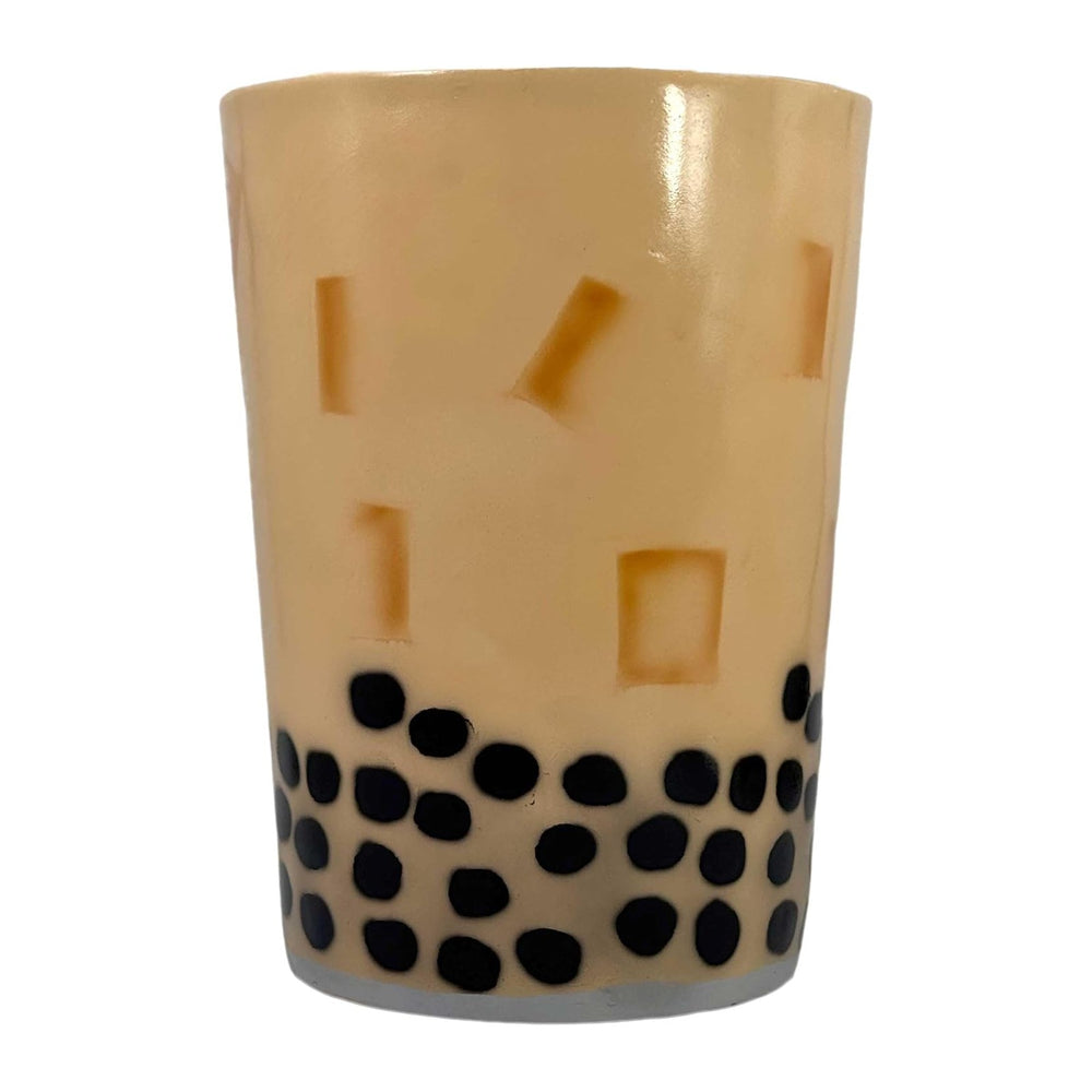 Galt International 18" Boba Milk Tea Stool Side Table | Asian Bubble Tea...