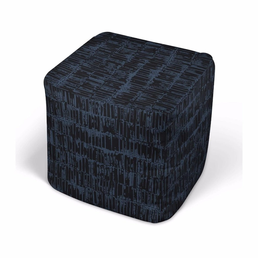 Gotham Abstract Pouf Ottoman (13 inches)
