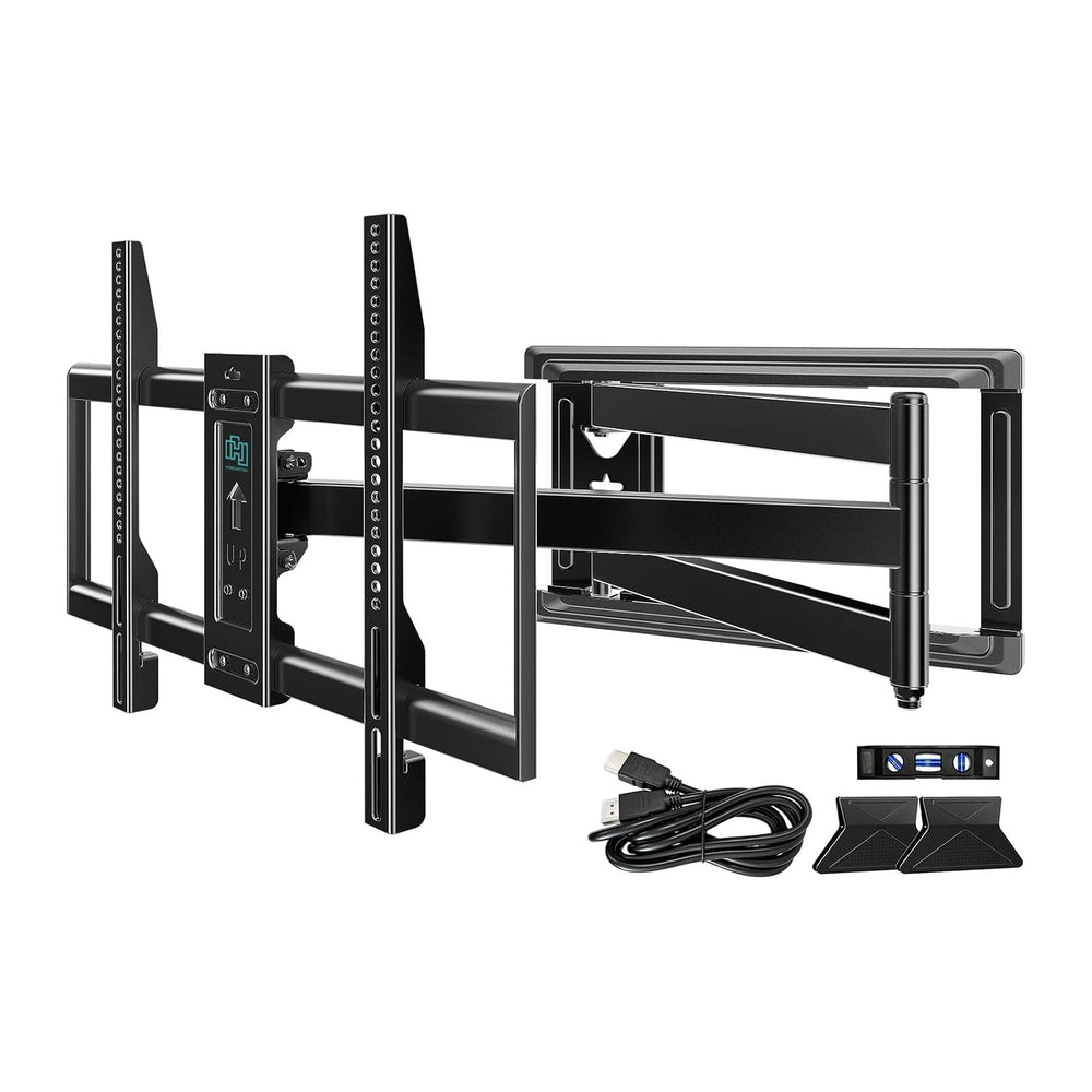 HCMOUNTING Long Arm Full Motion Corner TV Wall Mount for 32–80” TVs | Decorat...