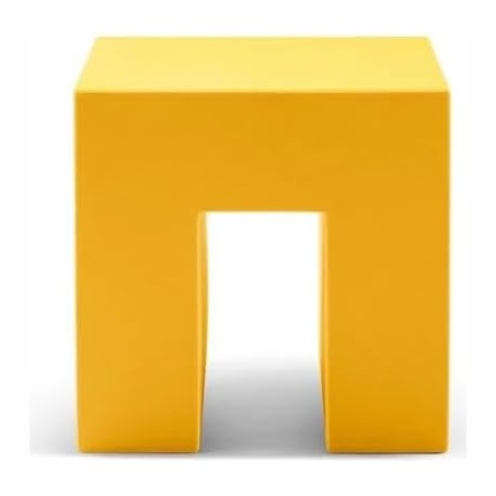 Heller Furniture | Vignelli Cube | Lella & Massimo Vignelli (Acid Yellow)
