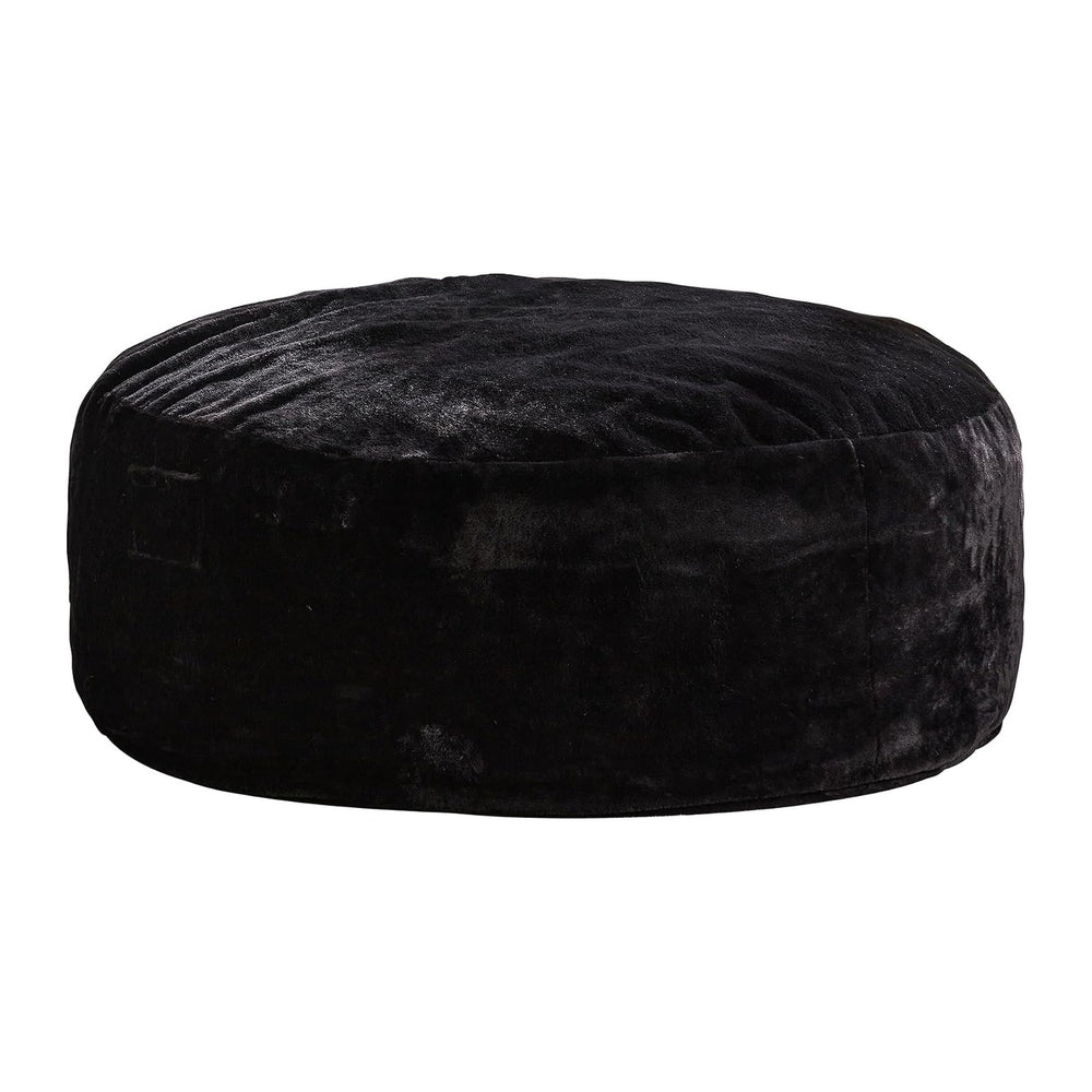 Hobestluk Bean Bag Chair for Adult Giant Beanbag with Filler Black 5FT | Brea...