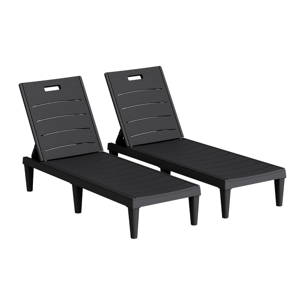 Homall Patio Chaise Lounge Chairs Set of 2, Outdoor Lightweight Lounge Chairs...