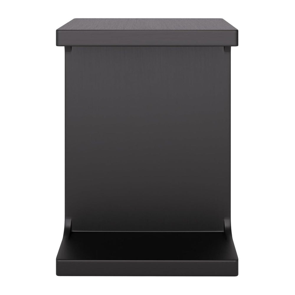 HomeStock Black Accent Table - Modern Side Table for Living Room & Bedroom