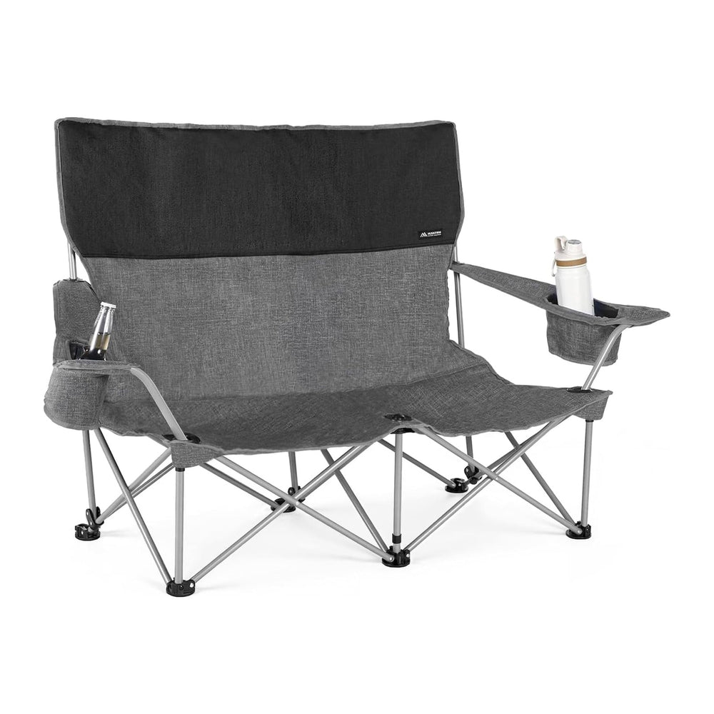 Huskfirm Low Camping Chair Lightweight Double Camping Chair Heavy Duty 2 Pers...