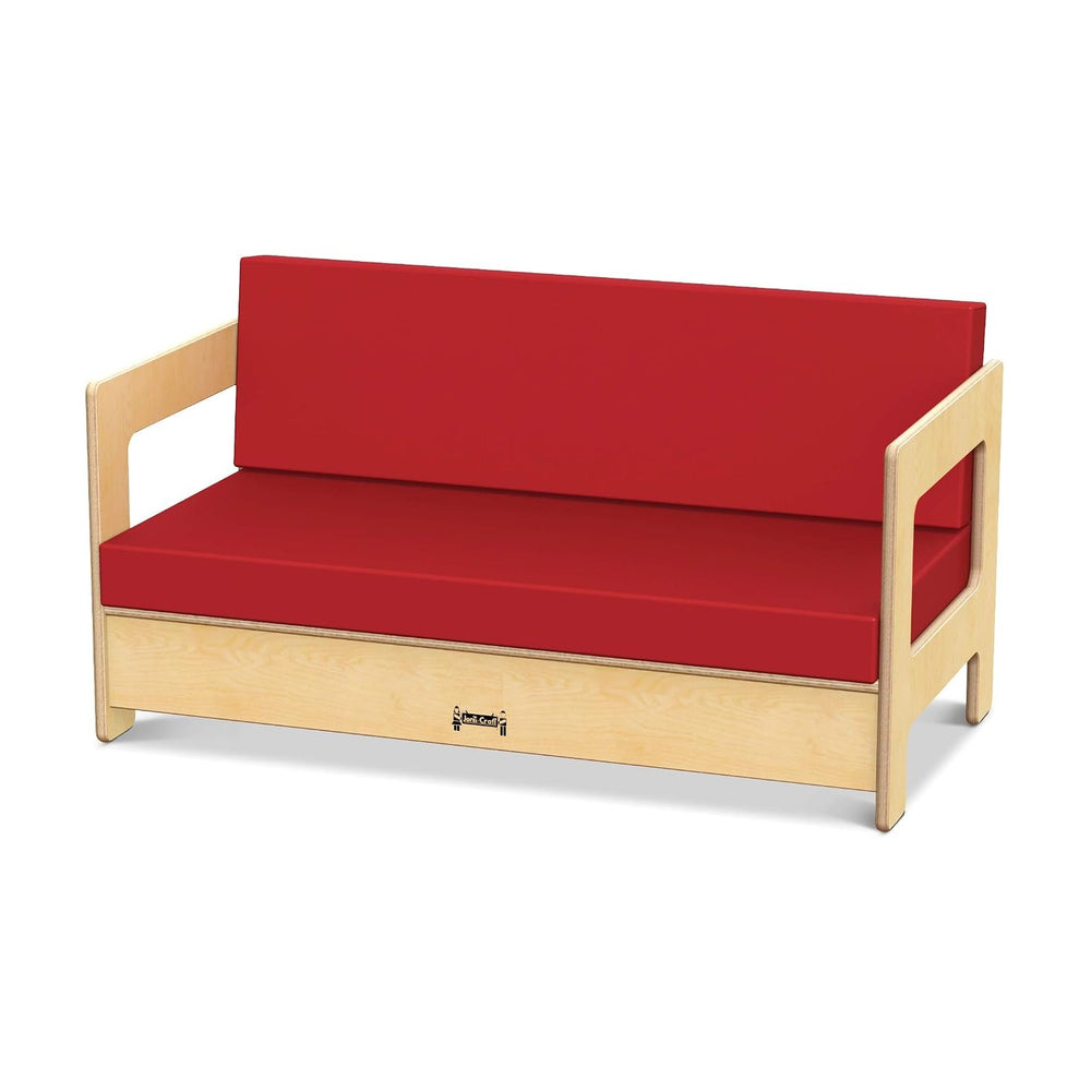 Jonti-Craft 0375JC Living Room Couch, Red