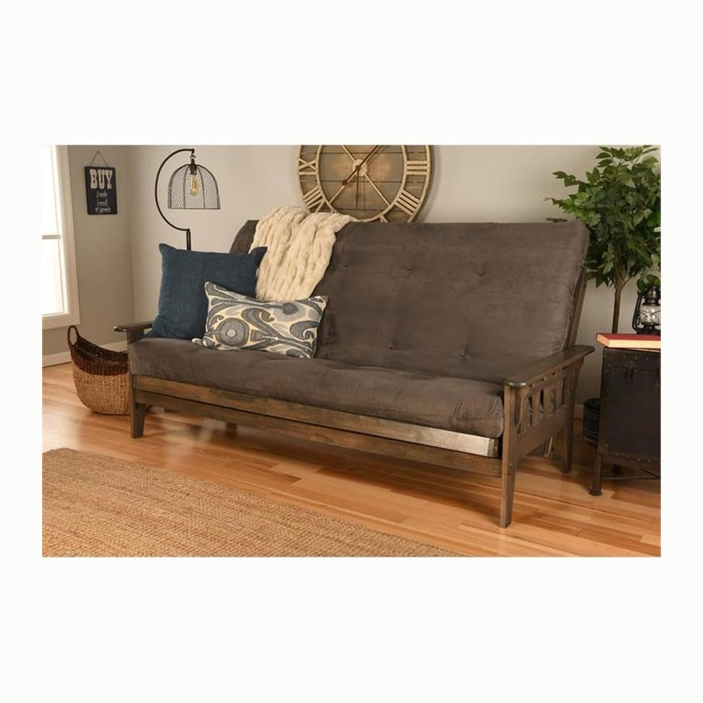 Kodiak Furniture Tucson 87" Queen Futon with Fabric Mattress, Queen-Size...
