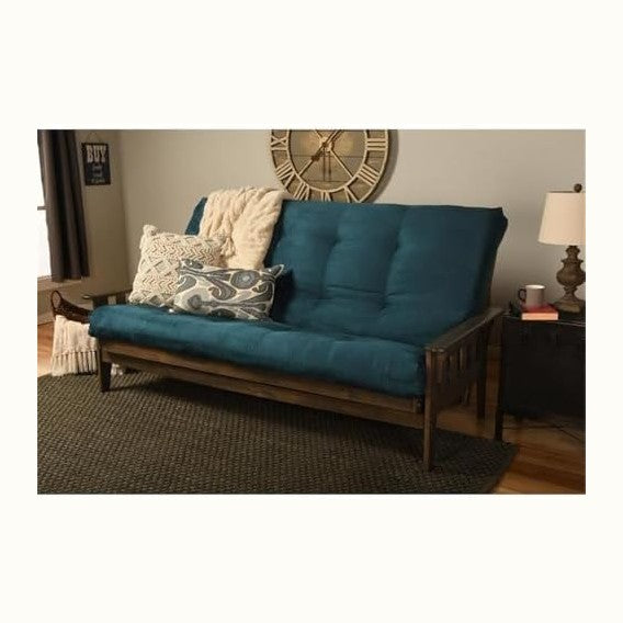Kodiak Tucson Queen Futon Frame and Mattress Set - Wood Futon with Mattress I...