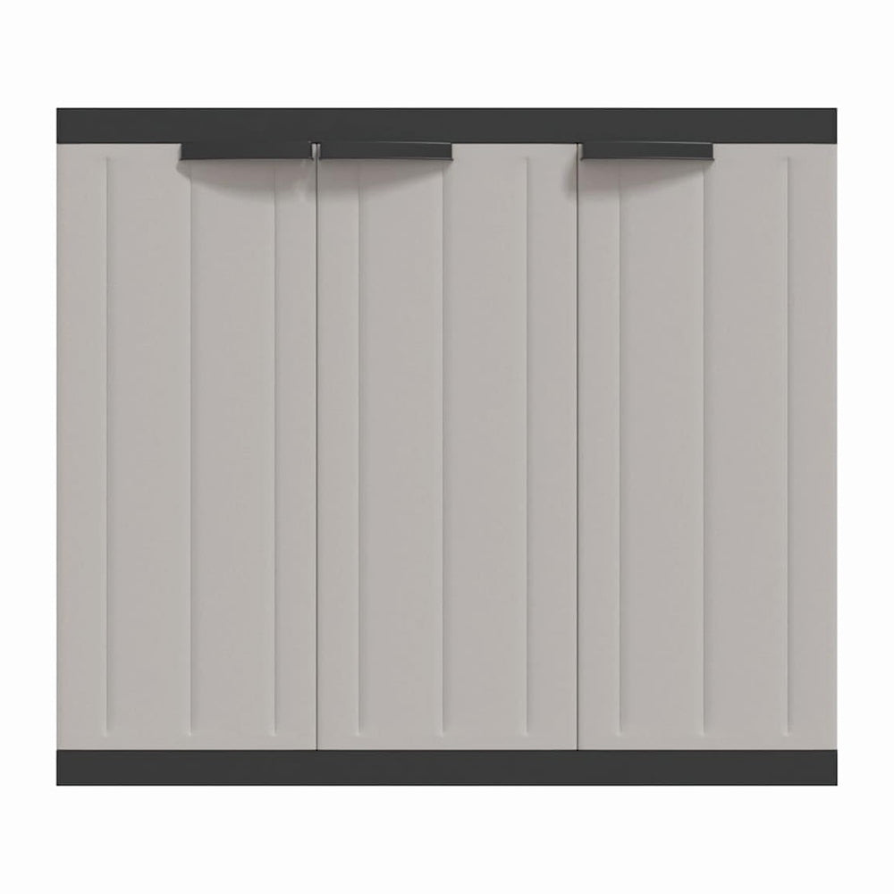 Locking Outdoor Storage Cabinet with Shelves Adjustable Shelf Modern Outdoor ...