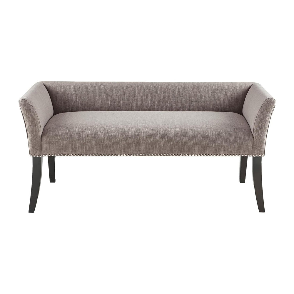 Madison Park Accent Bench, Upholstered with Nailhead Trim, & Padded Seat ...