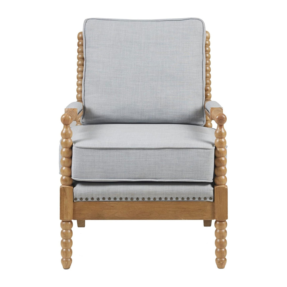 Madison Park Donohue Midcentury Modern Accent Chairs Padded Solid Wood Armres...