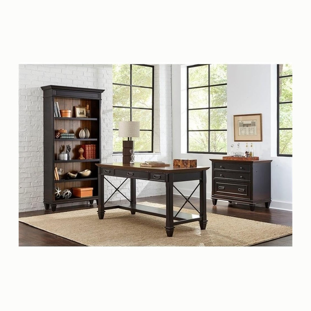 Martin Furniture Hartford Wood Lateral File with Locking Legal/Letter File Dr...