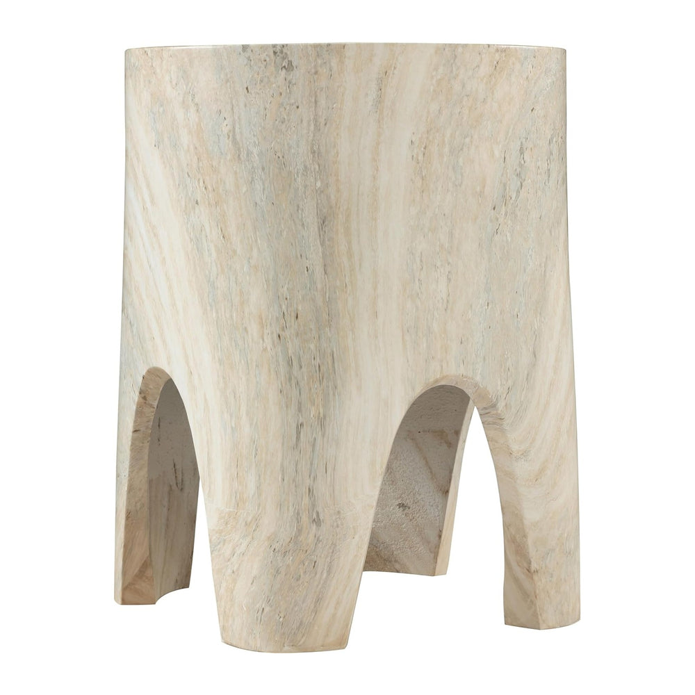 Meridian Furniture 99054Travertine-ET Foligno Collection Art Deco Indoor/Outd...