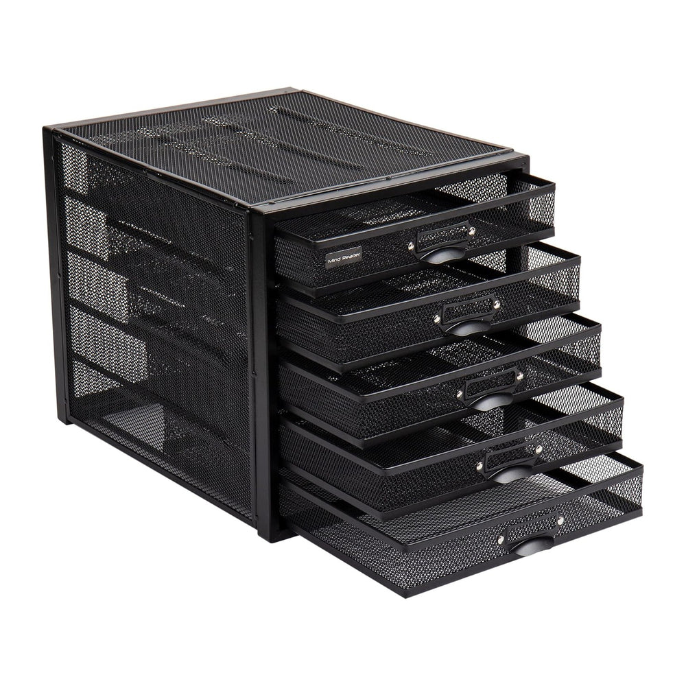 Mind Reader File Storage Drawers, Desk Organizer, Multi-Purpose, Crafts, Offi...