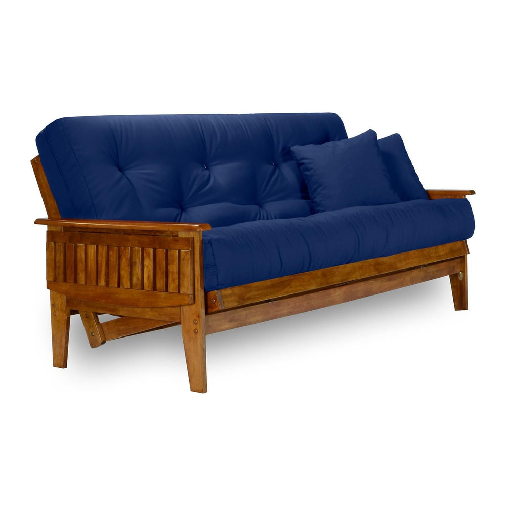 Nirvana Futons Eastridge Futon Set - Full Size, Frame, 8" Mattress, Twil...