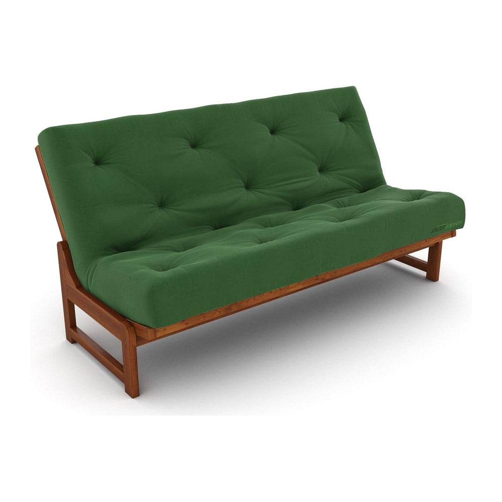 Nirvana Futons Extra Thick Premium 10-Inch Queen Futon Mattress, Hunter Green...