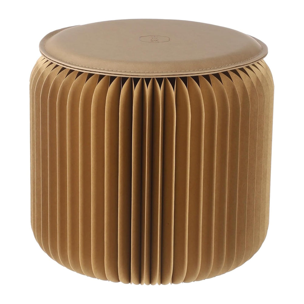 Paper Folding Stool, 12 Inch Kraft Paper Honeycomb Design Stool, 661 Lbs Load...