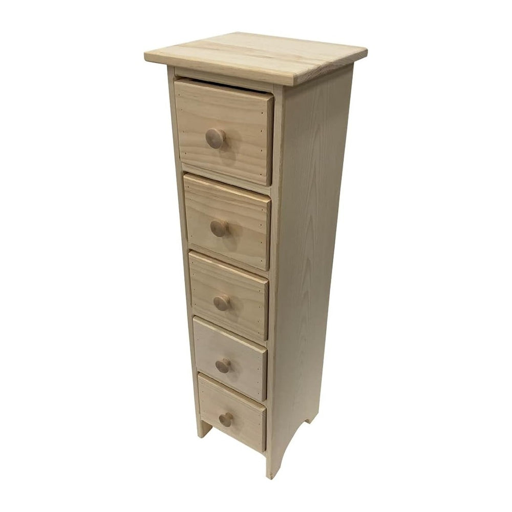 Peaceful Classics Skinny Drawers Cabinet - 5 Storage Drawers for Living Room,...