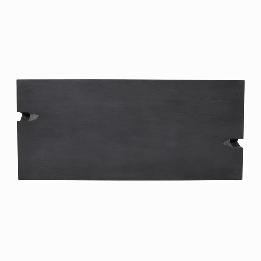 Pemberly Row 3-Piece Cocktail Table Set, Reclaimed Solid Wood, Ebony Gray Fin...