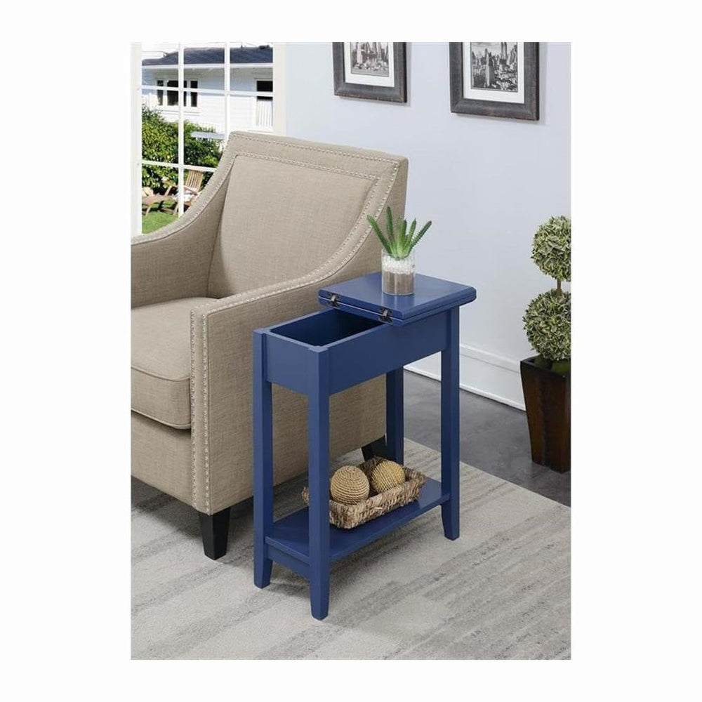 Pemberly Row Contemporary Flip Top End Table, 24" H x 11" W x 23&qu...