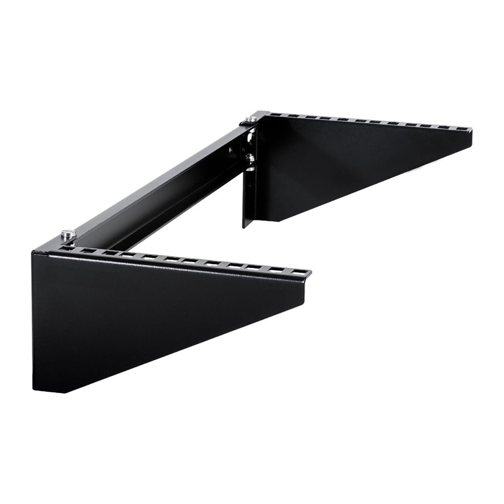RackPath 4U Vertical Wall Mount Rack - Heavy Duty 125lbs Capacity Vertical Mo...