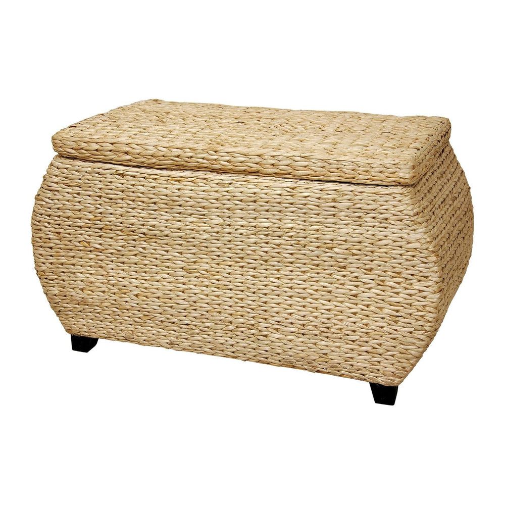 Red Lantern 31-Inch Rush Grass Storage Chest