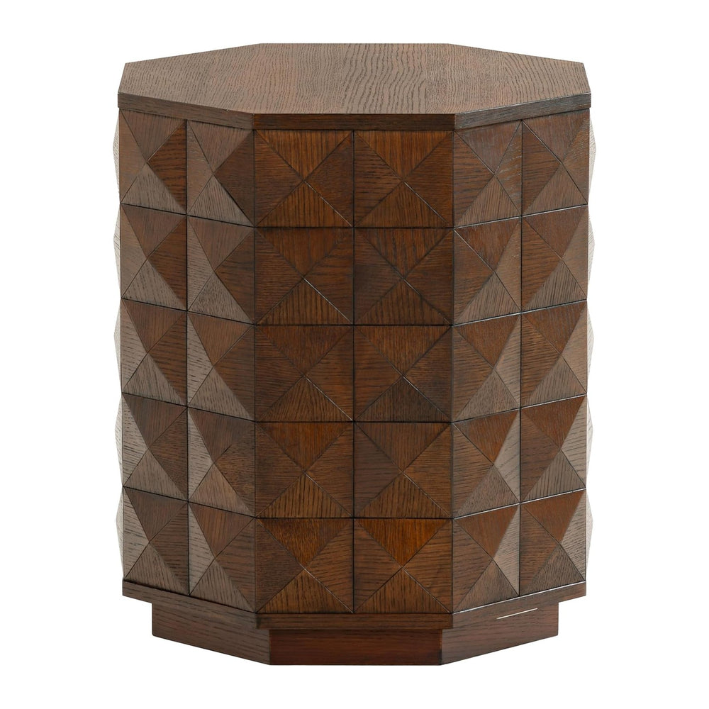 SAFAVIEH Couture Collection - Patty Walnut Accent Table, Octagonal Side Table...