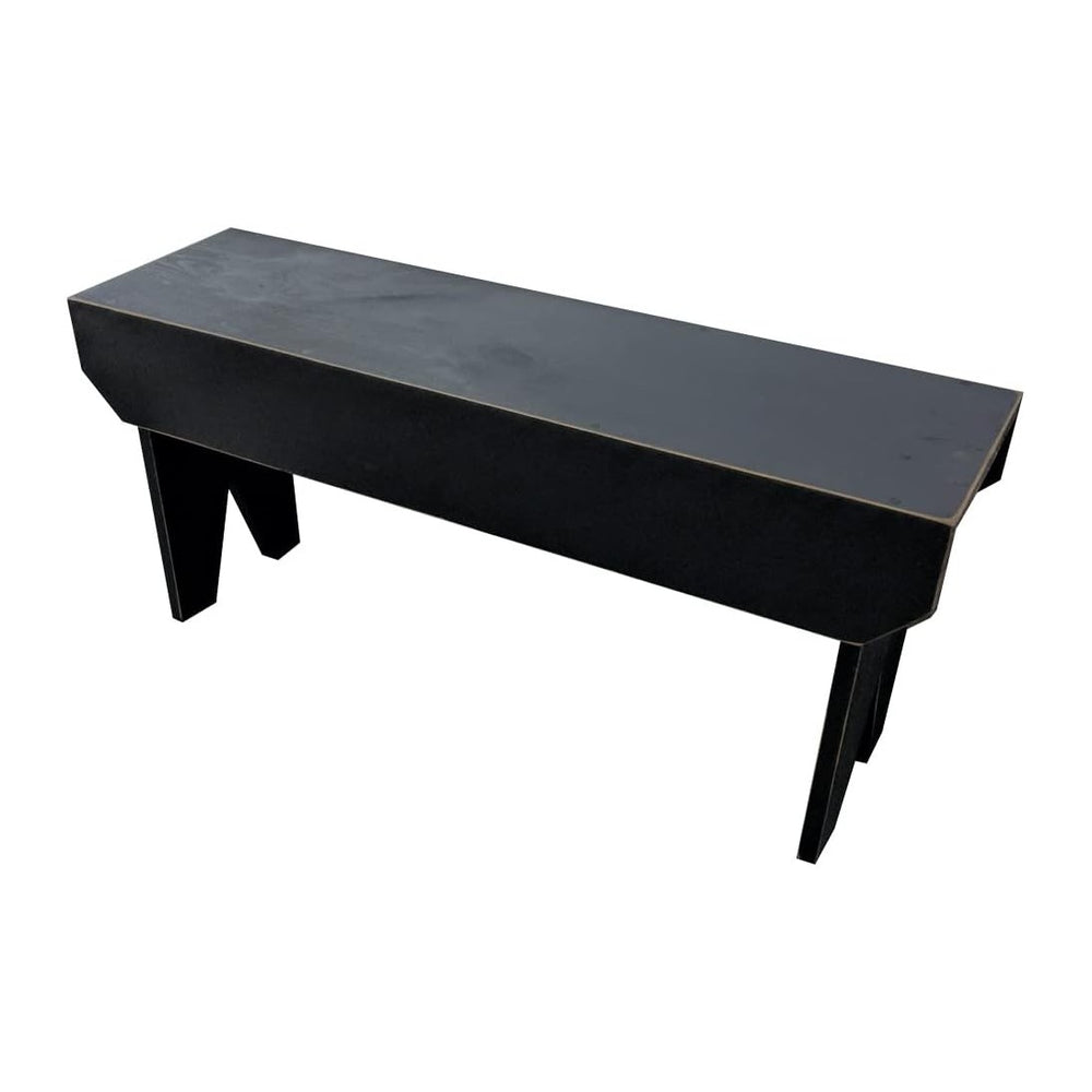 Sawdust City 4 Foot Wood Bench (Old Black)