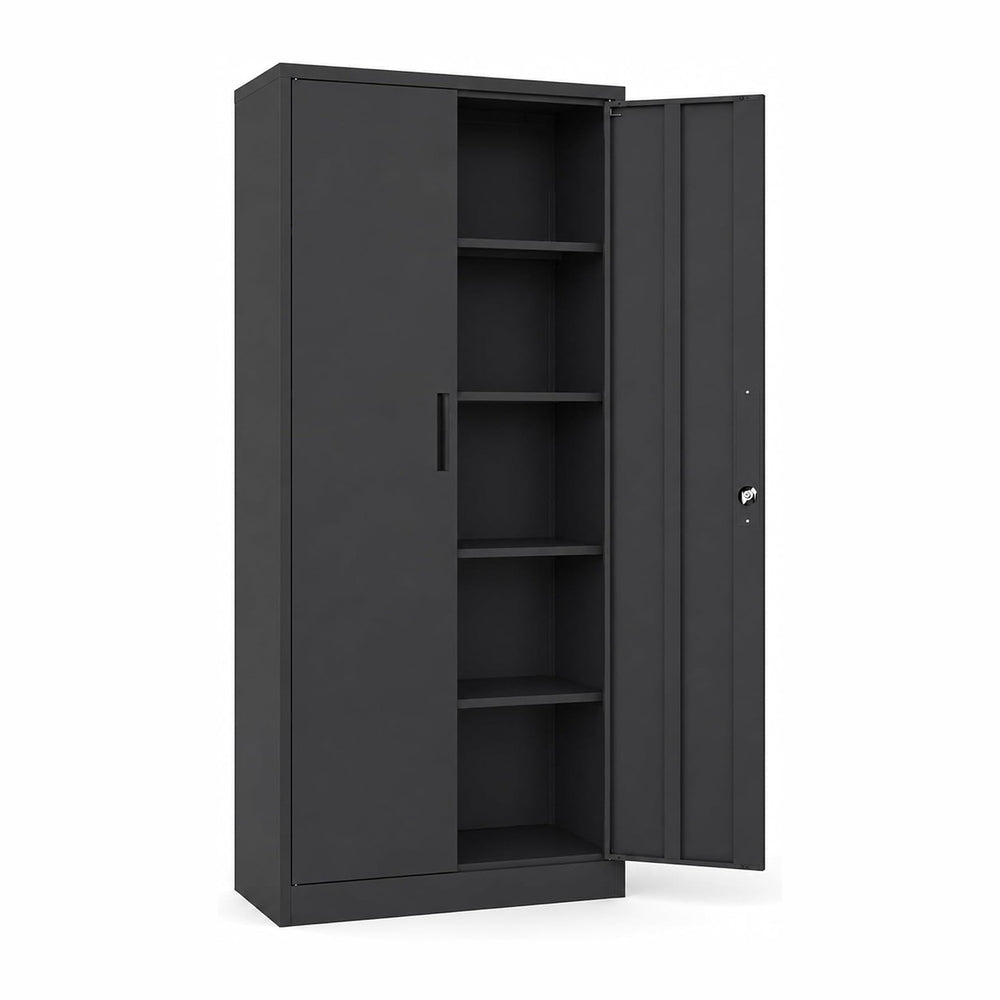 SAWJEC 72 Inch Locking Metal Garage Storage Cabinet, 4 Adjustable Shelves | 3...