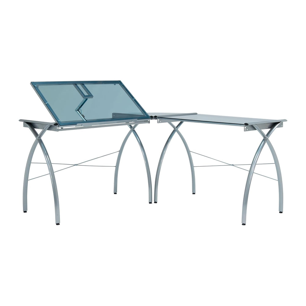 SD STUDIO DESIGNS Futura LS WorkCenter with Tilt Top Adjustable Drafting Tabl...