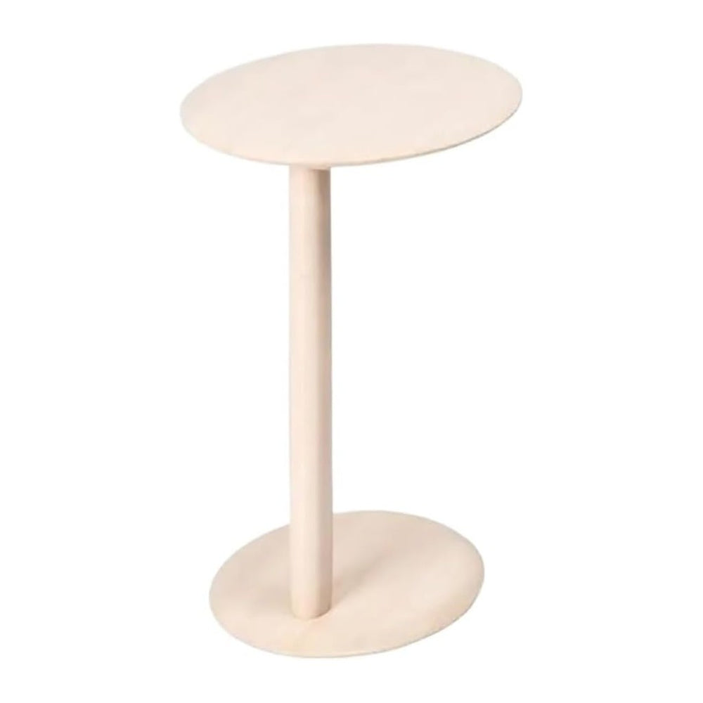 Solid Wood Living Room Sofa Storage Side Table Bedroom Bedside Balcony Oval C...