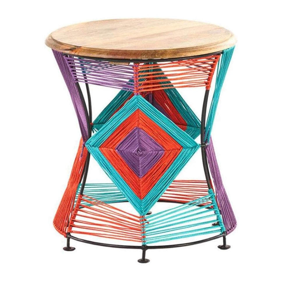 Telephone Table, Small Round Side Table,Coffee Table,Telephone Side Table,Han...
