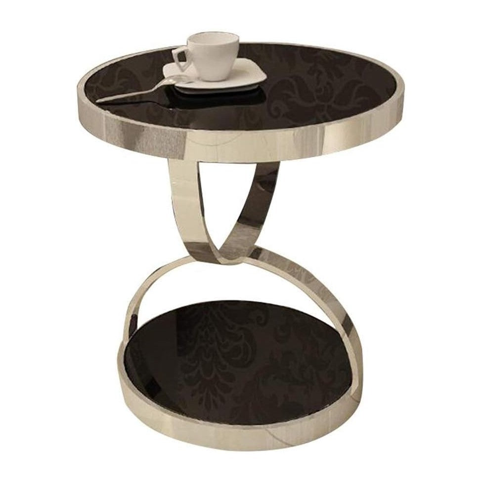 Telephone Table, Tempered Glass Side Table,Living Room Coffee Table,End Table...