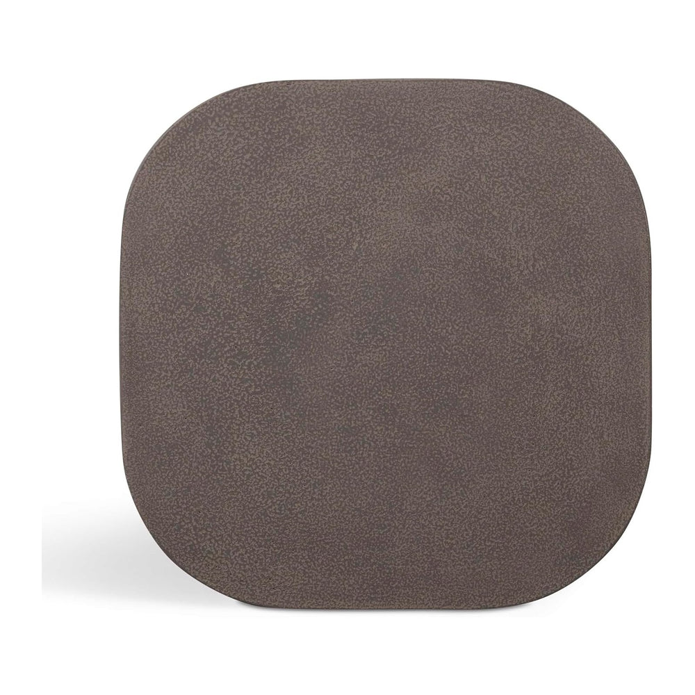 Tov Furniture Suraya Dark Umber Concrete Side Table