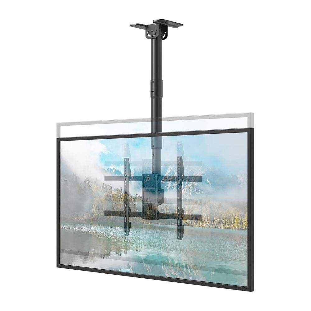 TV Ceiling Mount for Most 43-86 inch TV up to 132lbs, Adjustable Height Ceili...