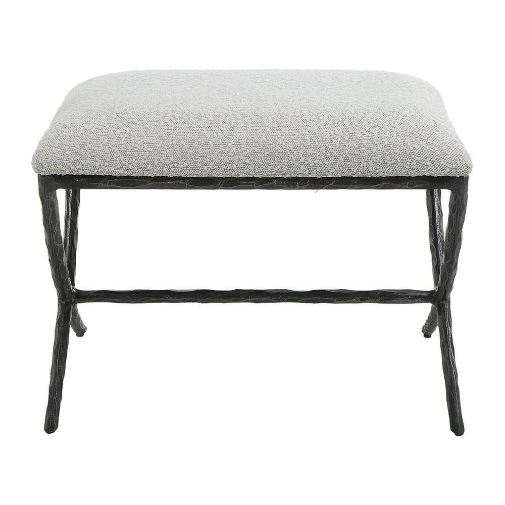 Uttermost Brisby - Small Bench-19 Inches Tall and 24 Inches Wide