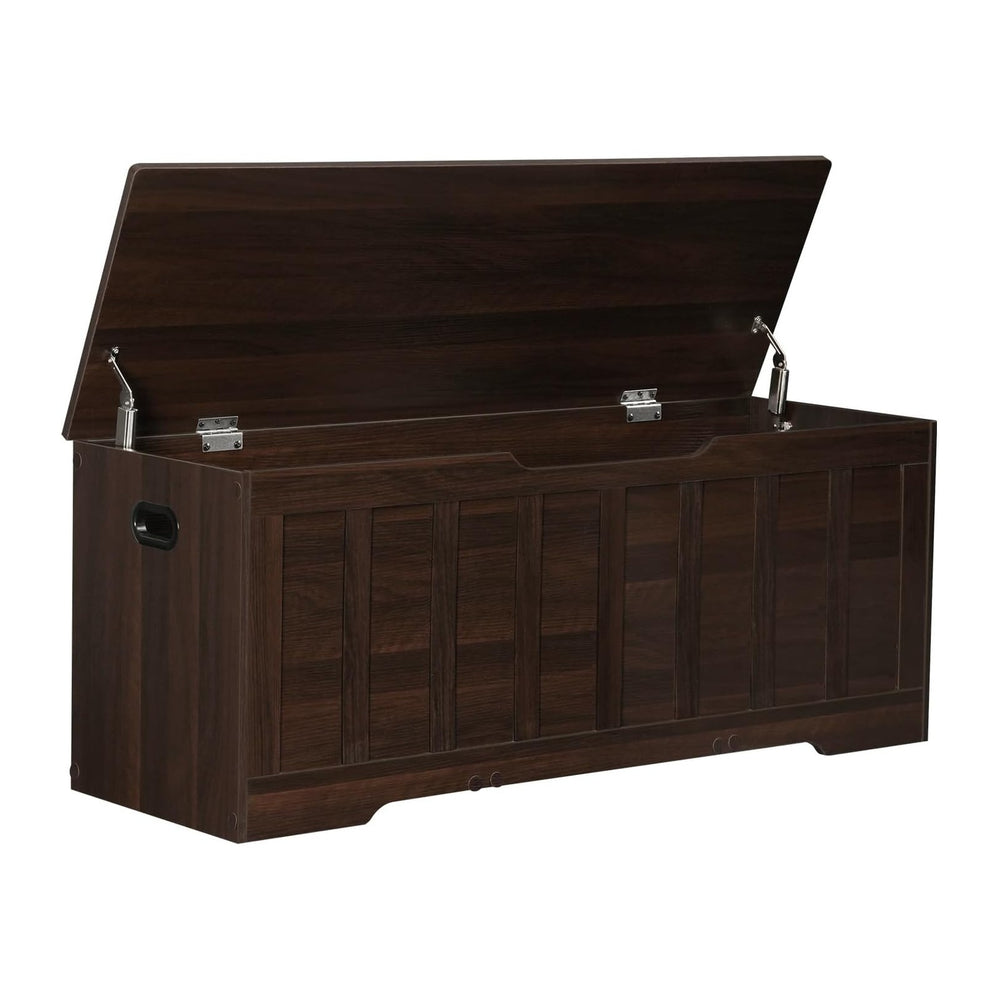 VANKILEY 47.2" Storage Chest Extra Large,Storage Trunk with 2 Safety Hin...