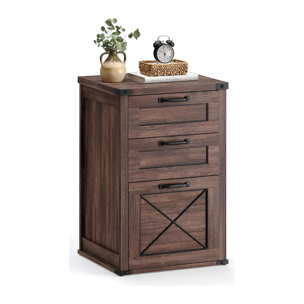 VASAGLE File Cabinet with 3 Drawers, Printer Stand, Fit A4 Letter Size | Hang...