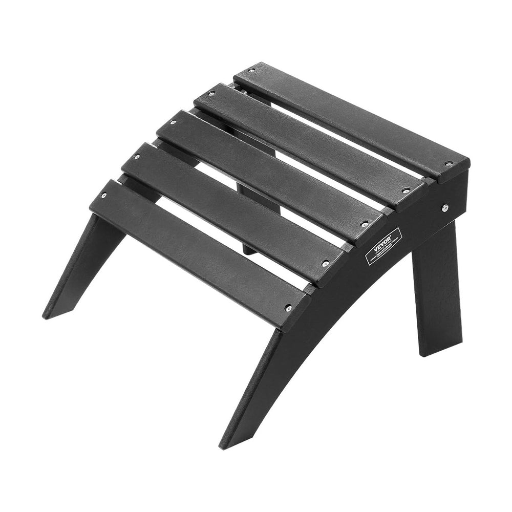 VEVOR Adirondack Ottoman, 18.7L x 19.7W x 13H Inch HDPE Plastic Folding Adiro...