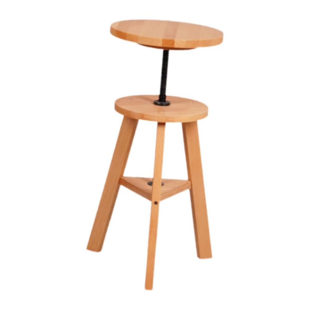 Wooden Drafting Stool Sturdy Artist Stool
